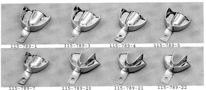 Impression Trays, Set of 6